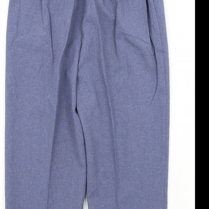 Preworn Womens Blue   Trousers  Size 16 L20 in
