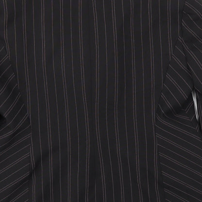 Brand and care label for Dunnes women’s black jacket blazer, size UK 14