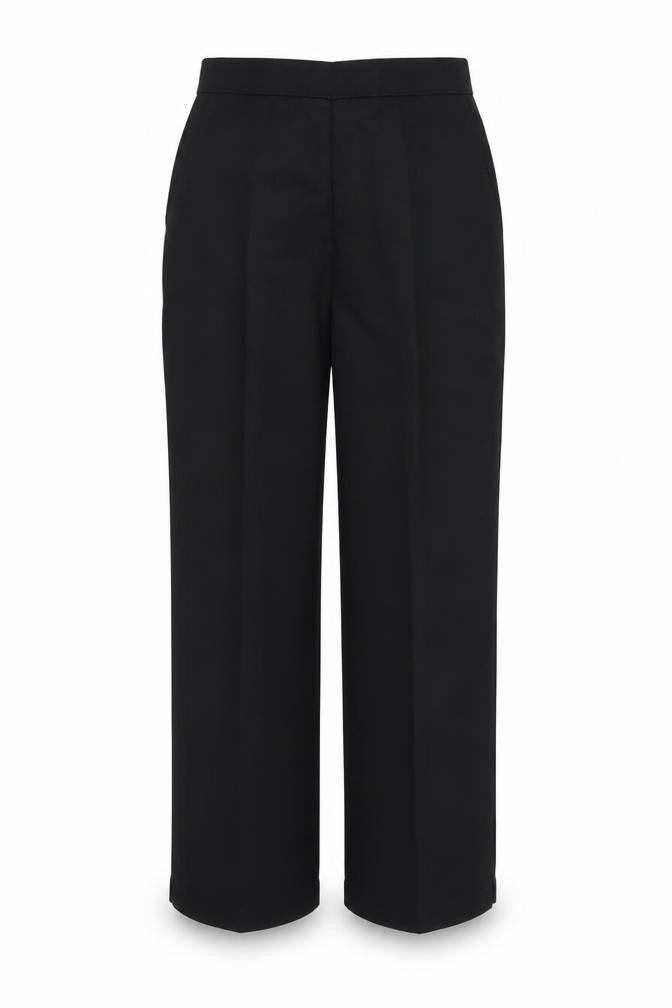 Preworn Womens Black   Trousers  Size 12 L27 in - Stretch waistband