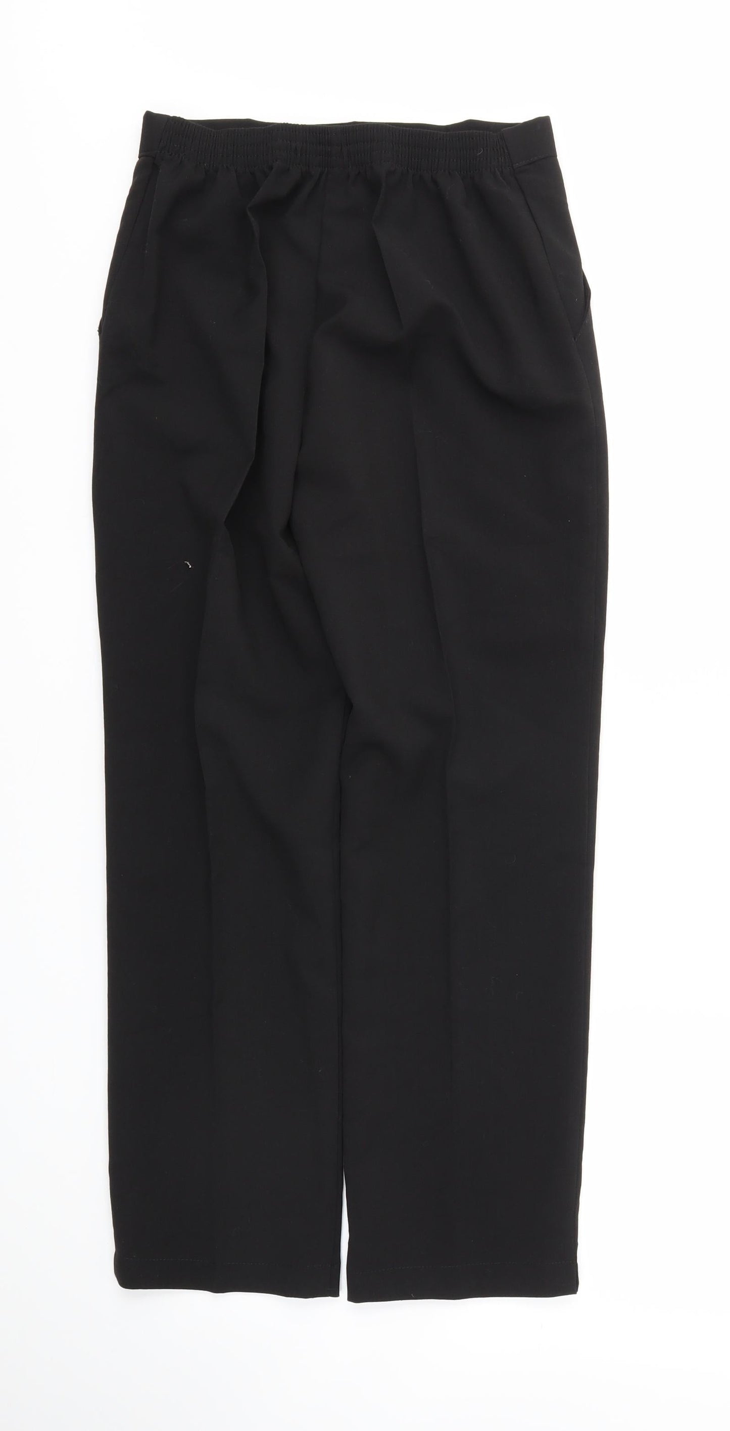 Preworn Womens Black   Trousers  Size 12 L27 in - Stretch waistband