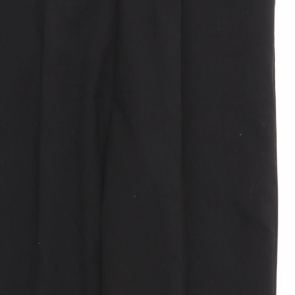 Preworn Womens Black   Trousers  Size 12 L27 in - Stretch waistband