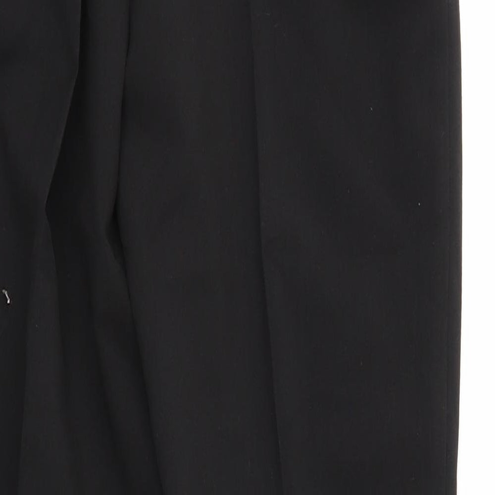 Preworn Womens Black   Trousers  Size 12 L27 in - Stretch waistband