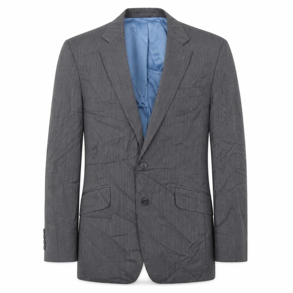 Preworn Mens Grey Houndstooth  Jacket Blazer Size 40