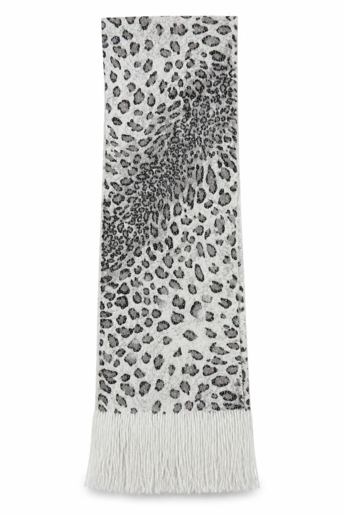 Next Womens Grey Animal Print   Shawl/Wrap
