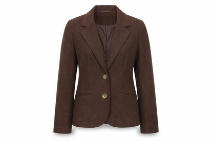 Studio Works Womens Brown   Jacket Blazer Size 10