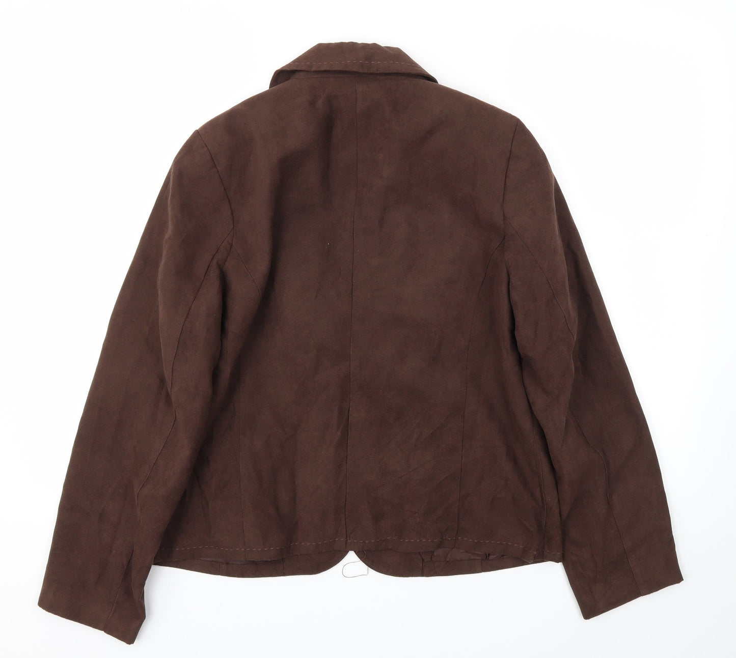 Studio Works Womens Brown   Jacket Blazer Size 10