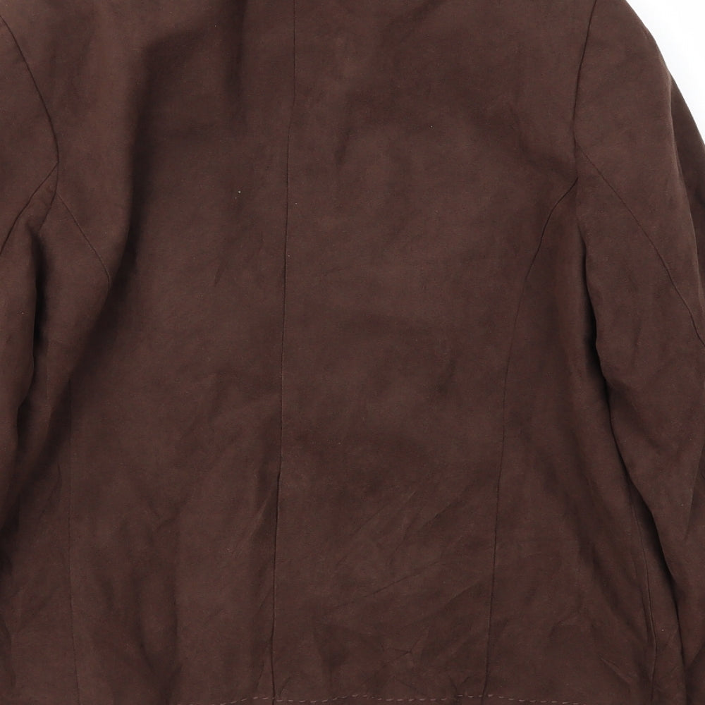 Studio Works Womens Brown   Jacket Blazer Size 10