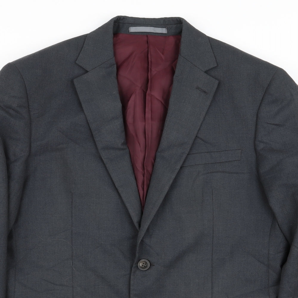 M&S Mens Grey   Jacket Blazer Size 38