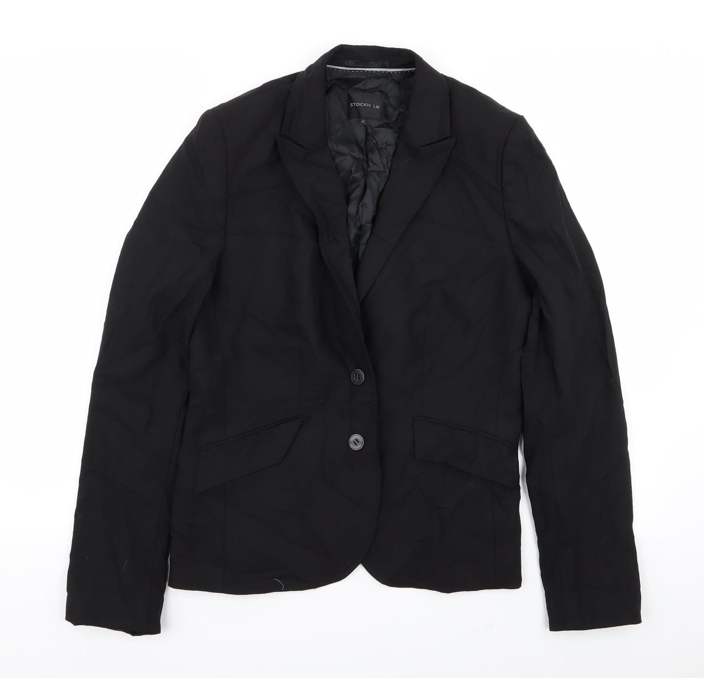 stock lm Womens Black   Jacket Blazer Size 12