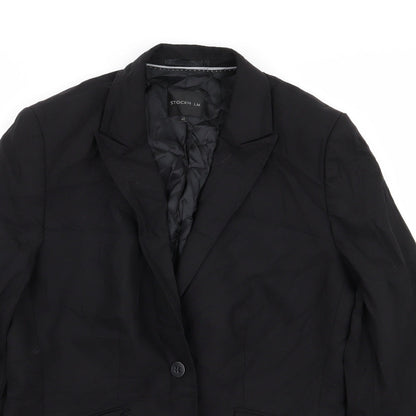 stock lm Womens Black   Jacket Blazer Size 12