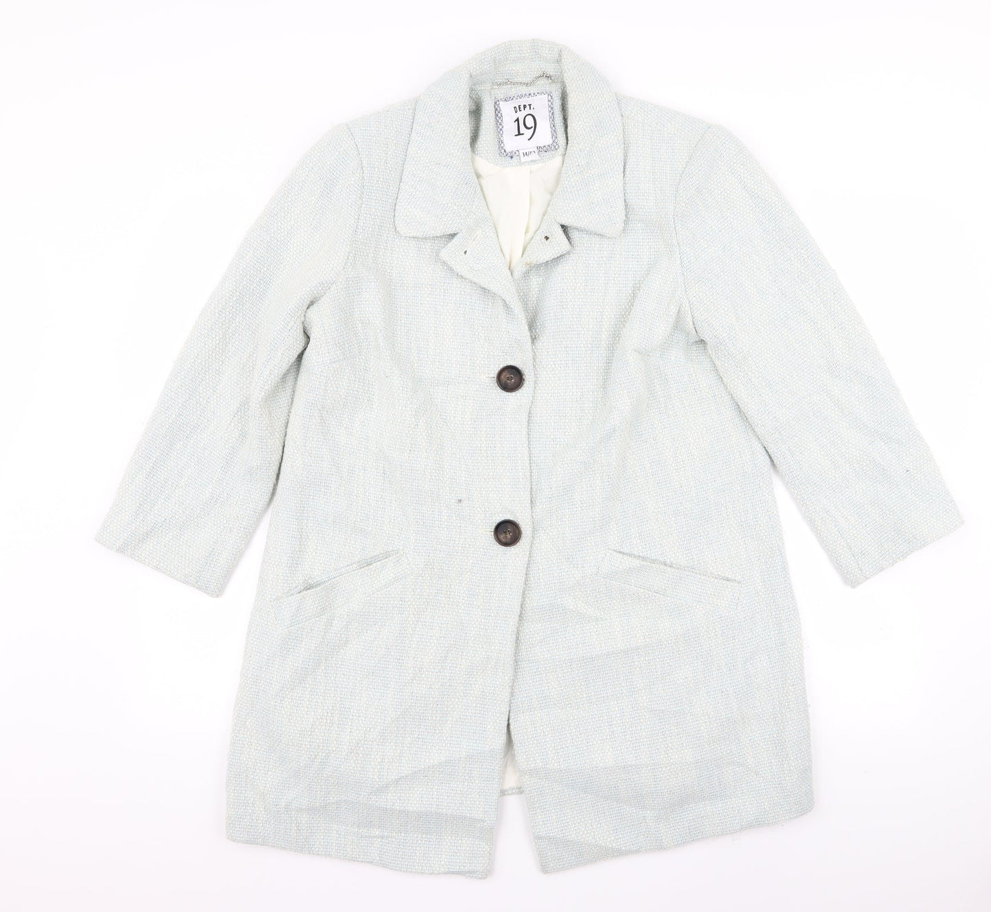 dept 19 Womens Blue   Jacket Blazer Size 14