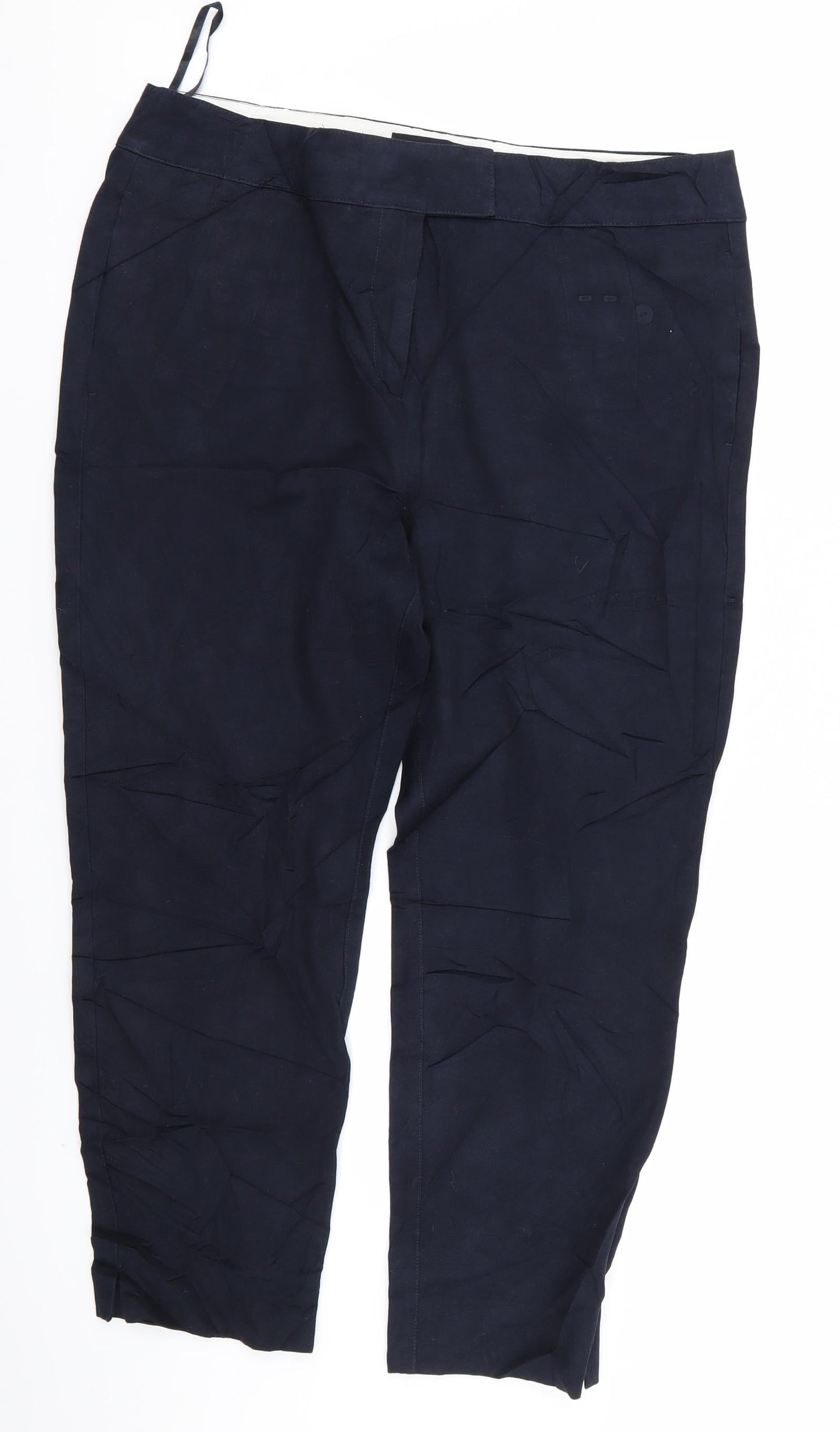 NEXT Womens Blue   Trousers  Size 14 L25 in