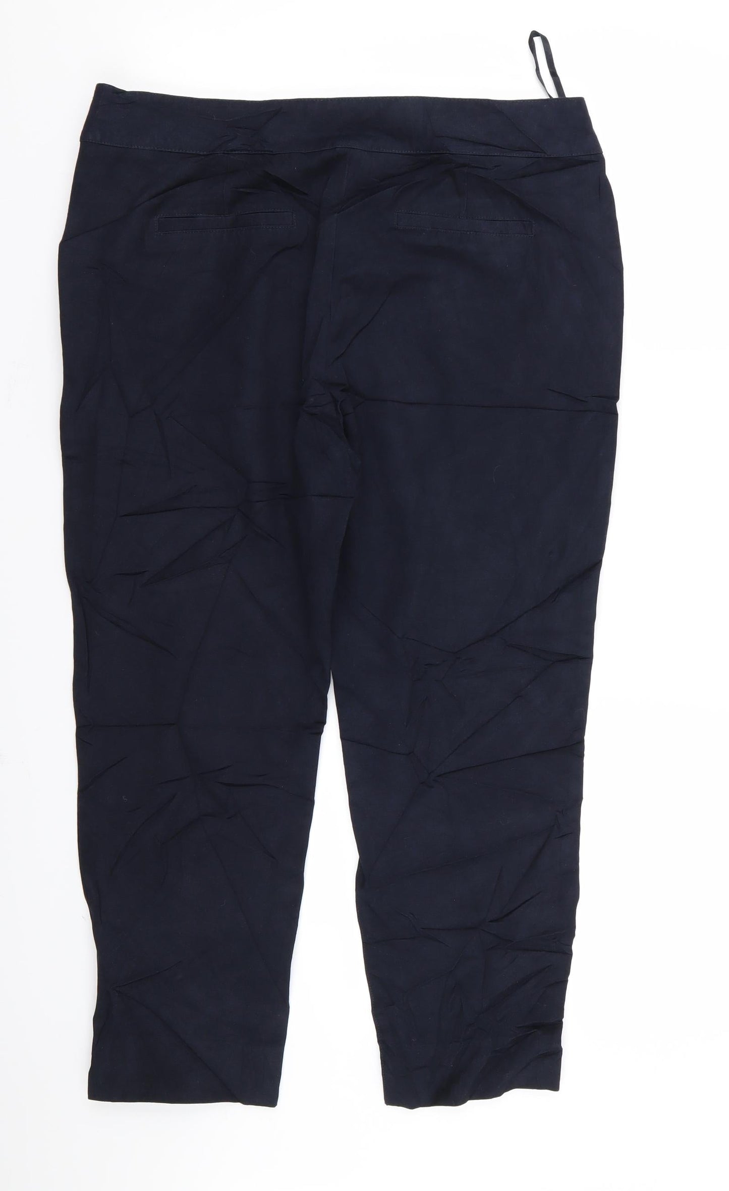 NEXT Womens Blue   Trousers  Size 14 L25 in