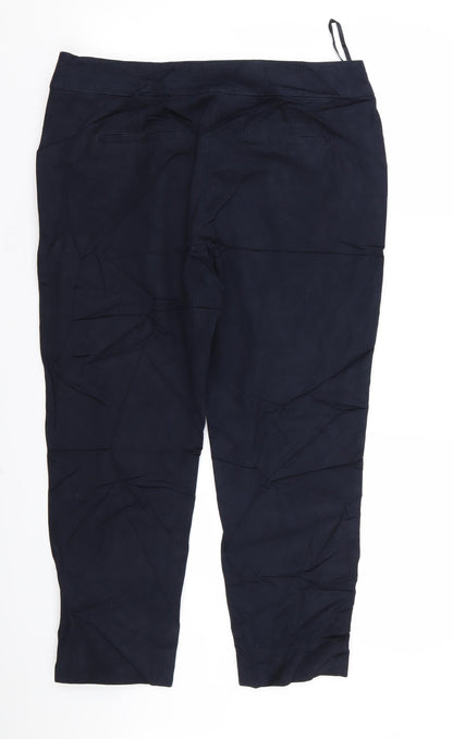 Next Womens Blue   Trousers  Size 14 L25 in