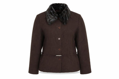ccdk Womens Brown   Jacket Blazer Size 14