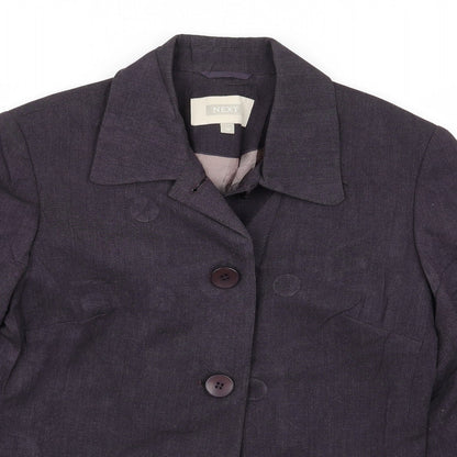 Next Womens Purple   Jacket Blazer Size 10