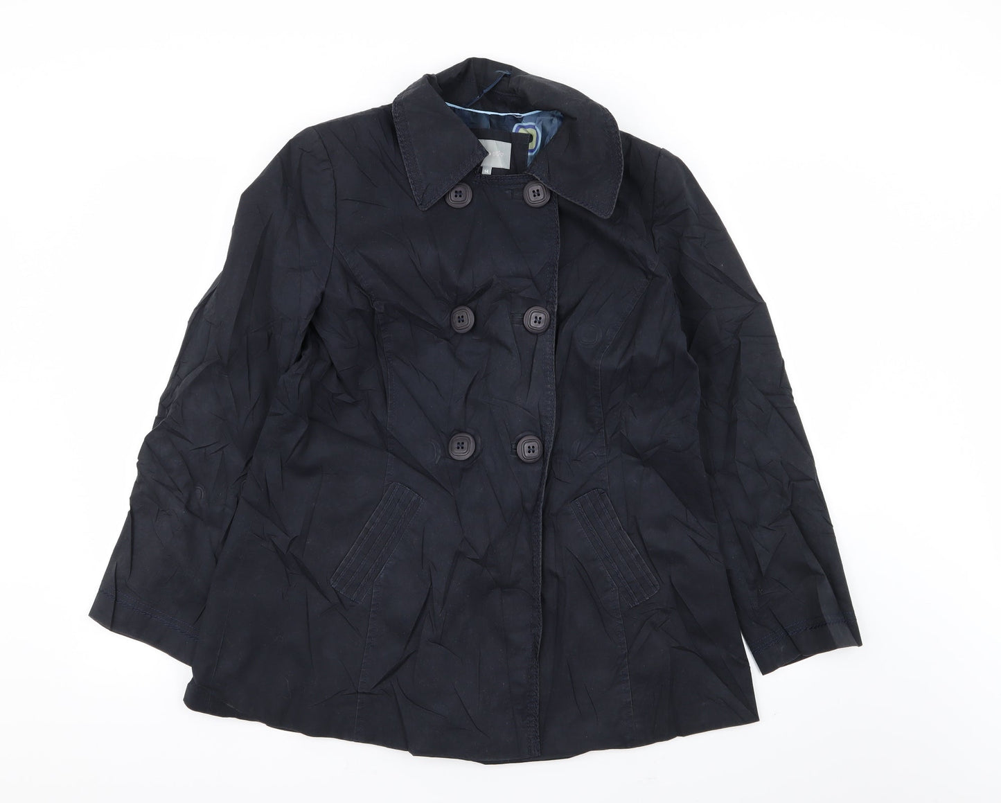 Per Una Womens Blue   Jacket Coat Size 14
