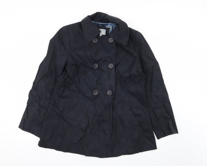 Per Una Womens Blue   Jacket Coat Size 14