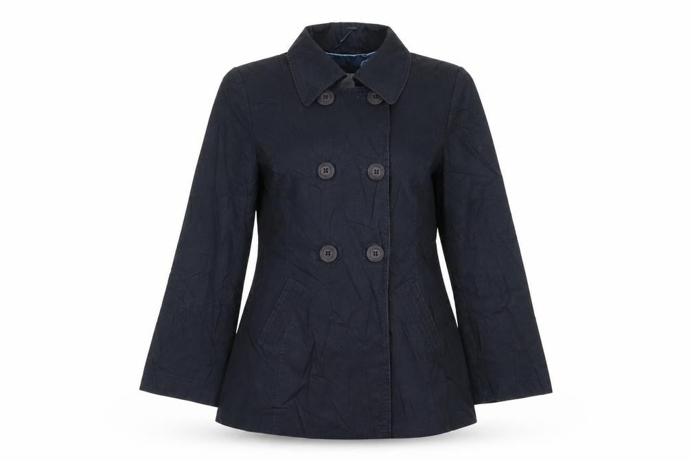 Per Una Womens Blue   Jacket Coat Size 14