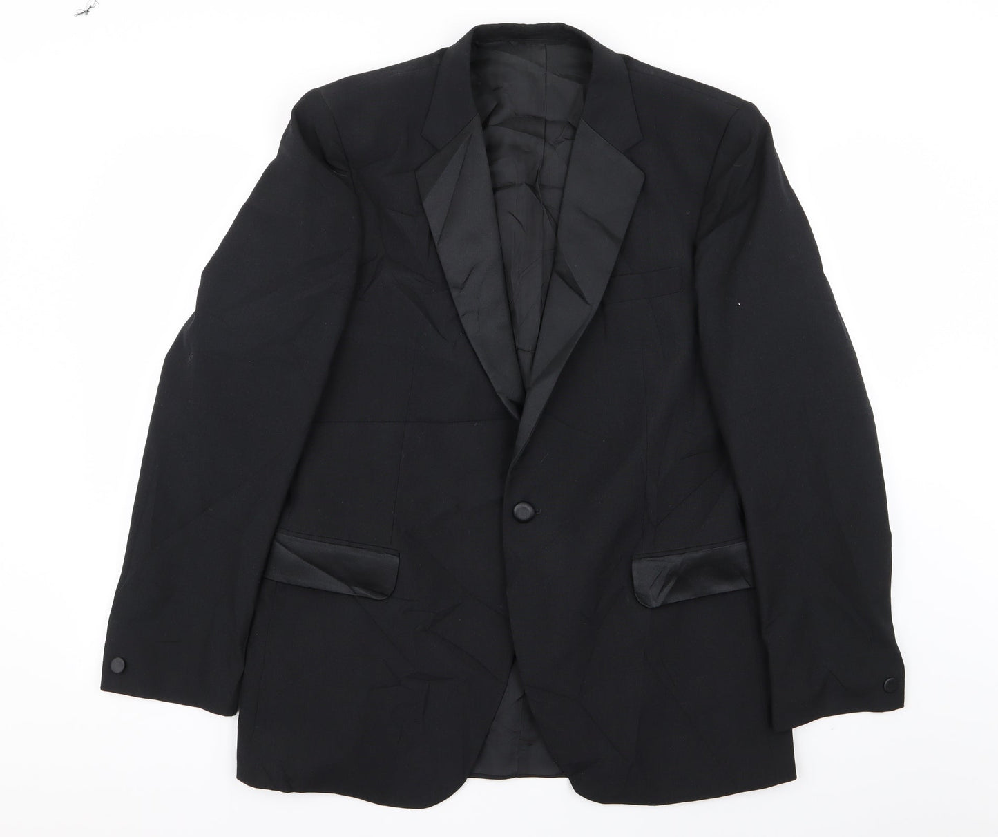 Preworn Mens Black   Jacket Blazer Size 42