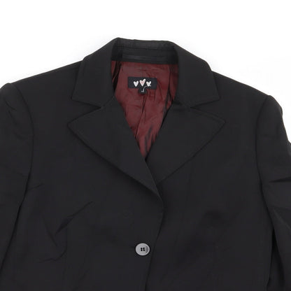Per Una Womens Black   Jacket Blazer Size 12