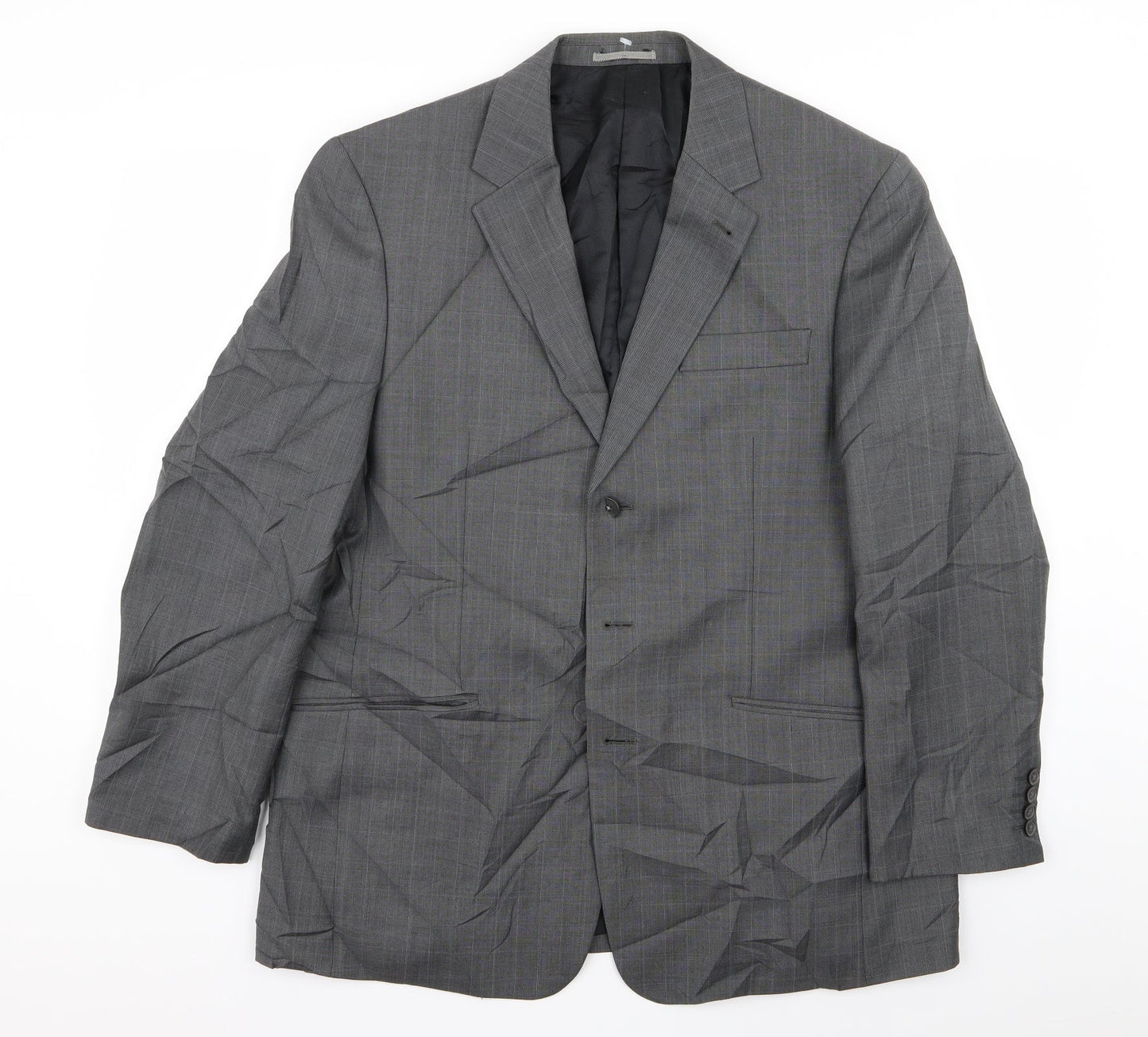 NEXT Mens Grey Check  Jacket Blazer Size 42