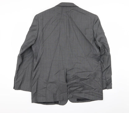Next Mens Grey Check  Jacket Blazer Size 42