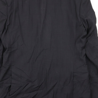 Brand and care label for Autograph men’s black jacket blazer, size 38