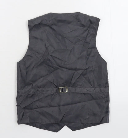 Back view of VivaKi boys’ grey jacket waistcoat, size 5, years