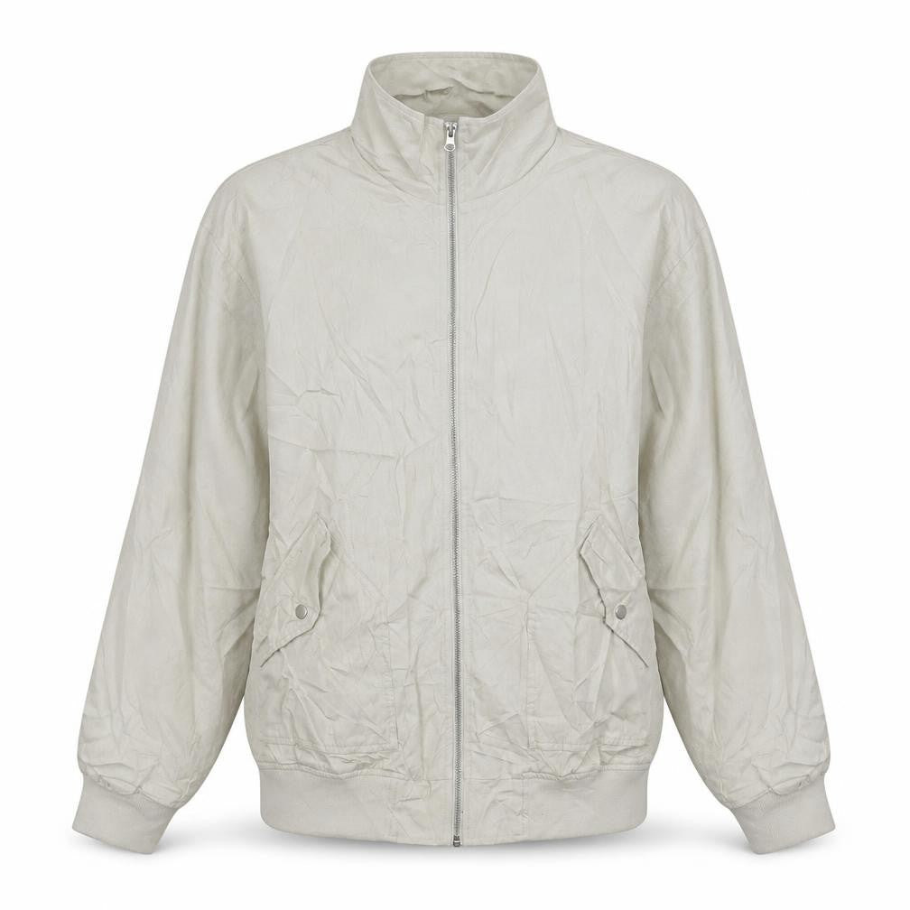 ASOS Womens Grey   Bomber Jacket Jacket Size 8  - Oversized