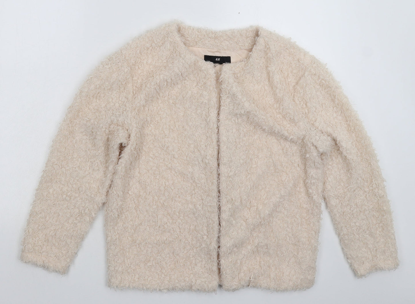 H&M Womens Beige   Jacket  Size M