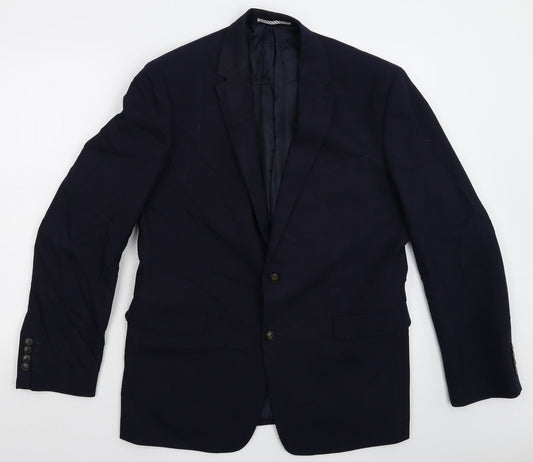 Marks and Spencer Mens Blue   Jacket Suit Jacket Size 42