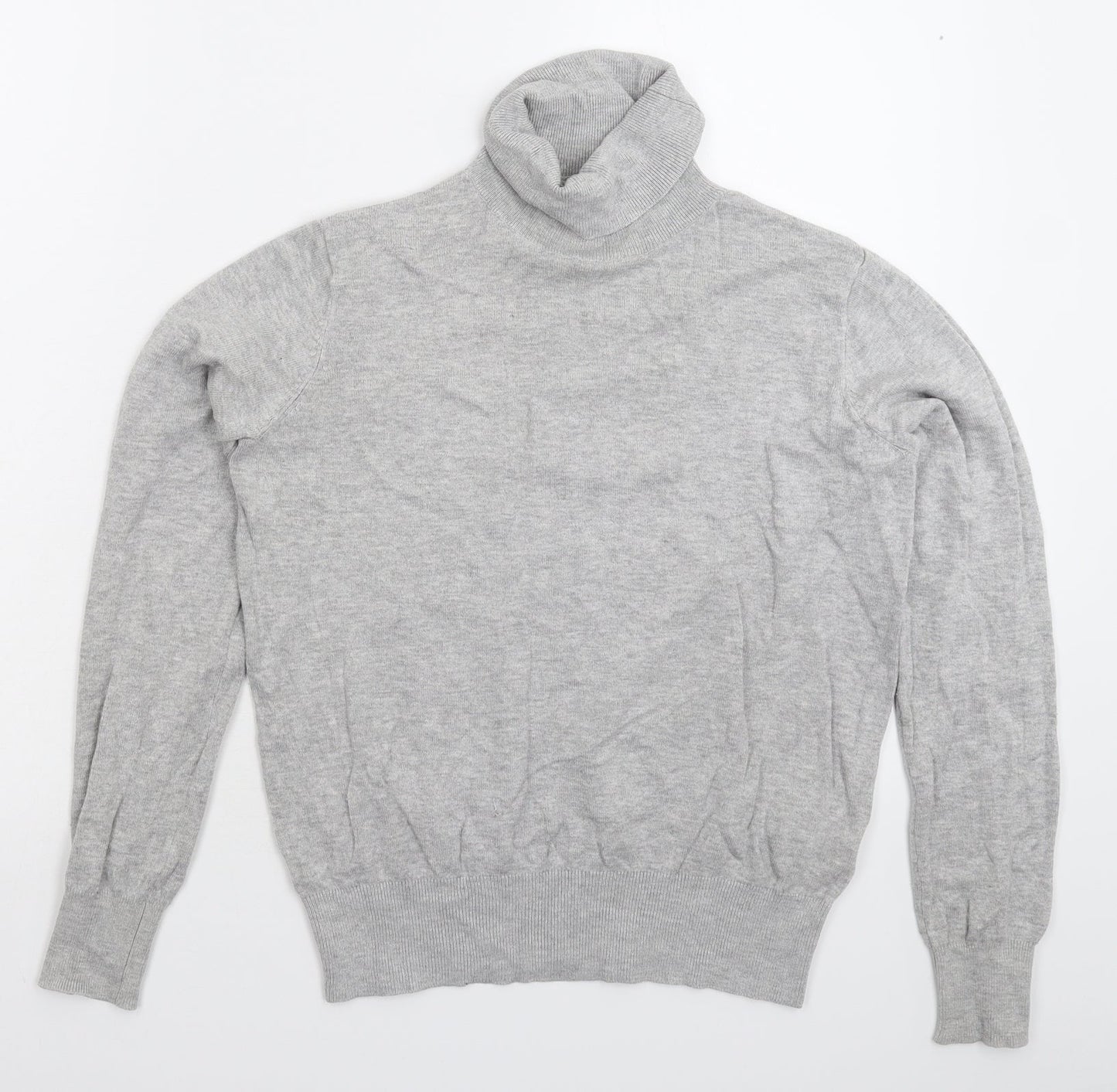 H&M Womens Grey  Knit Pullover Jumper Size S