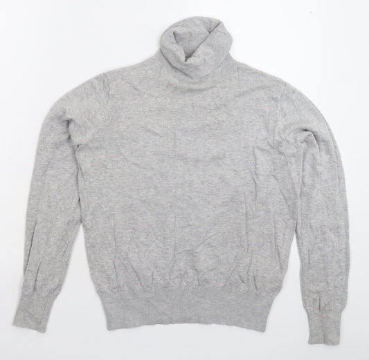 H&M Womens Grey  Knit Pullover Jumper Size S