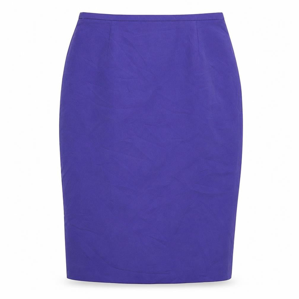 Yvonne Gyllon Womens Blue   Straight & Pencil Skirt Size 29 in