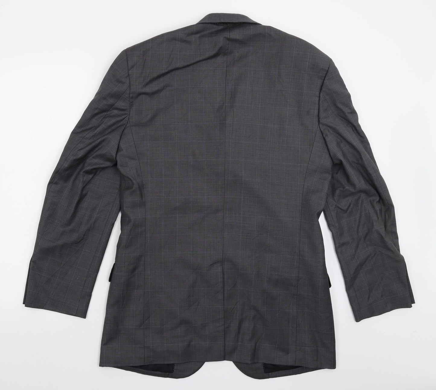 NEXT Mens Grey Check  Jacket Suit Jacket Size 38