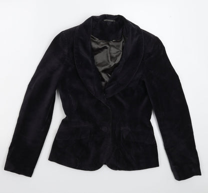 Preworn Womens Black   Jacket Blazer Size 10