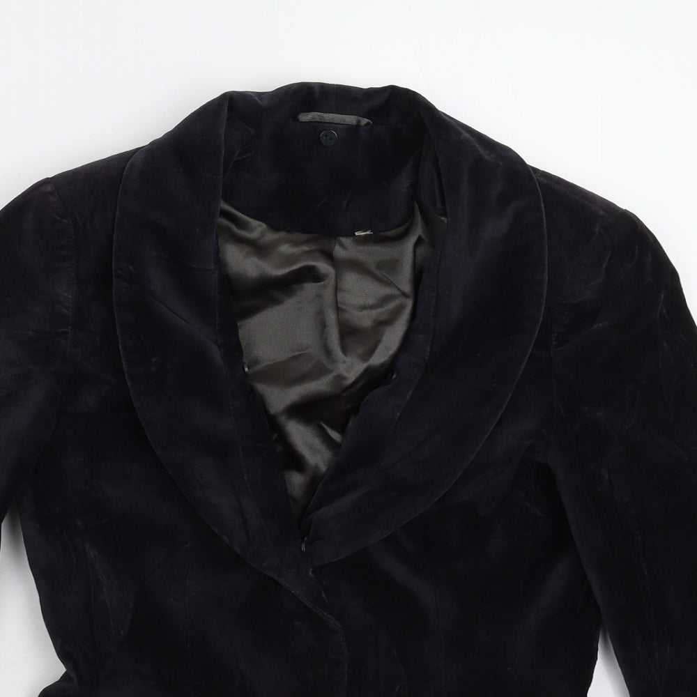 Preworn Womens Black   Jacket Blazer Size 10