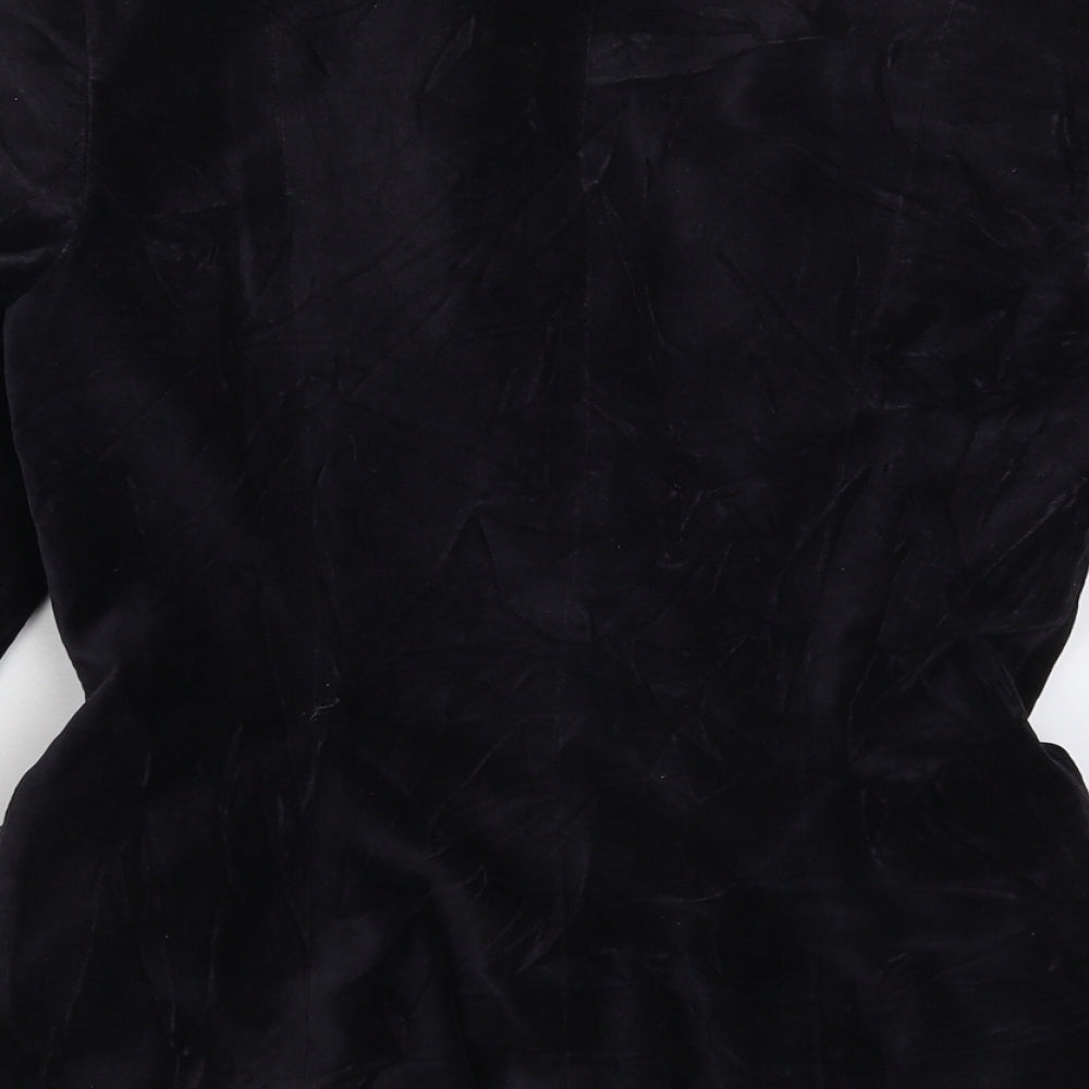 Preworn Womens Black   Jacket Blazer Size 10