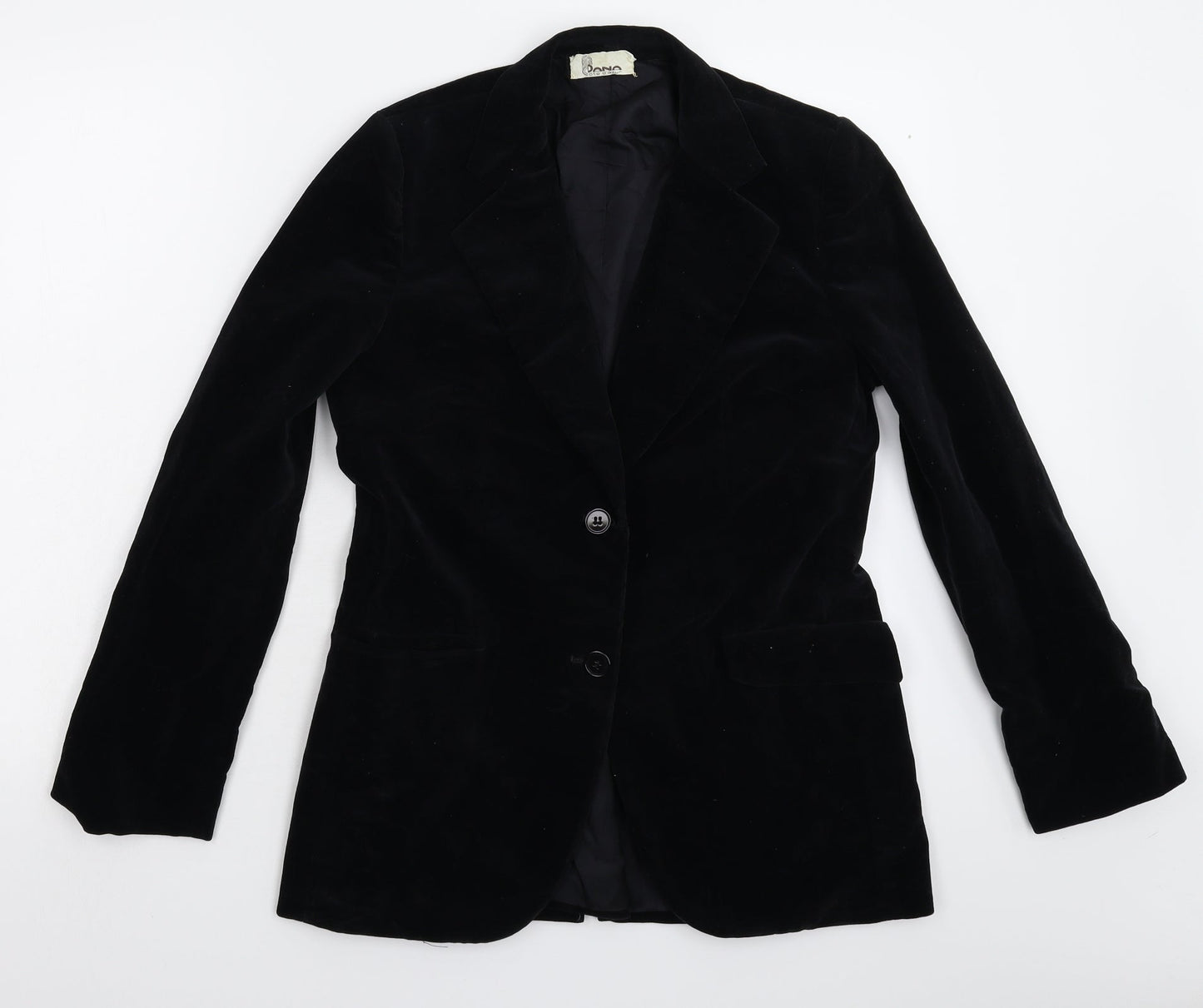 Cote d'Azur Womens Black   Jacket Suit Jacket Size M