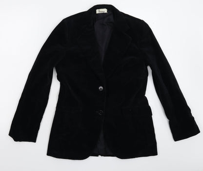 Cote d'Azur Womens Black   Jacket Suit Jacket Size M