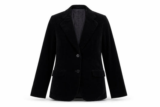 Cote d'Azur Womens Black   Jacket Suit Jacket Size M