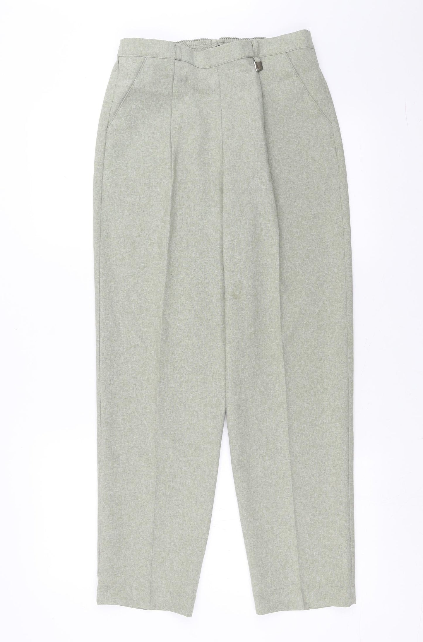 Classic Womens Green   Trousers  Size 12 L28 in