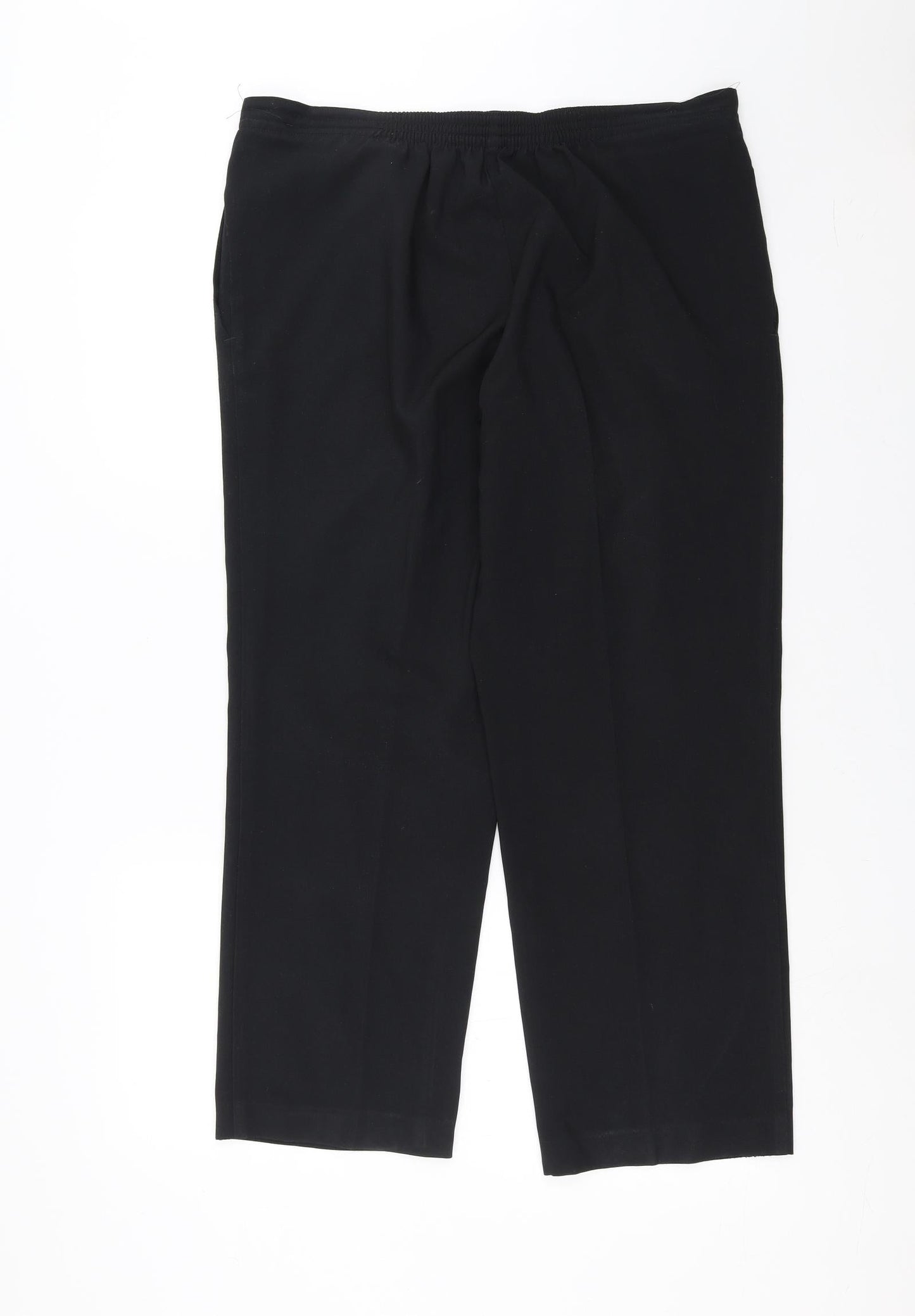 Marks and Spencer Womens Black   Trousers  Size 14 L26 in