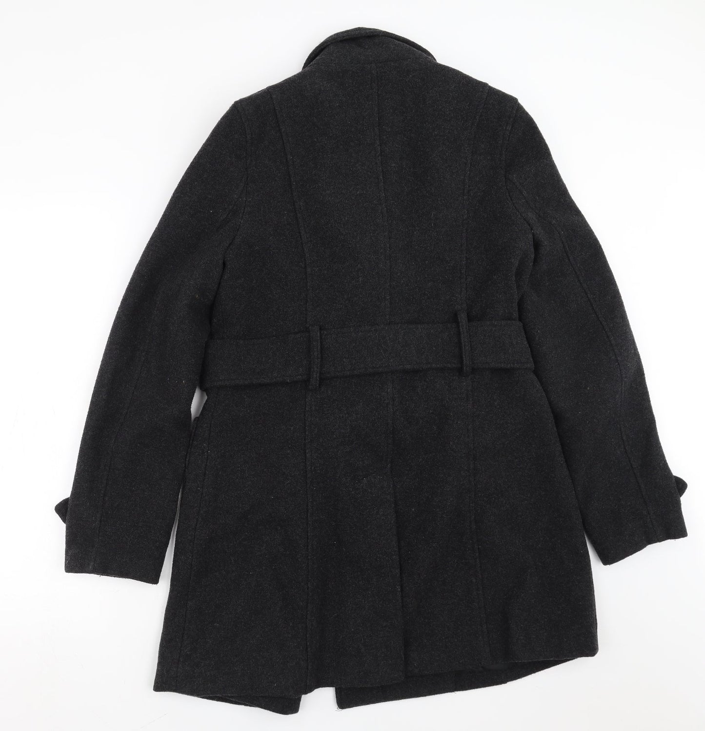 Primark Womens Grey   Pea Coat Coat Size 12