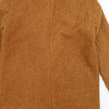 Preloved PEP&CO Womens Brown   Jacket Coat Size 8 - Label