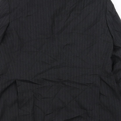 Mr Harry Mens Grey Striped  Jacket Suit Jacket Size 42