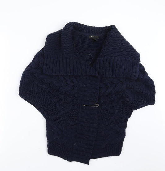 MNG collection Womens Blue  Knit Cardigan Jumper Size M