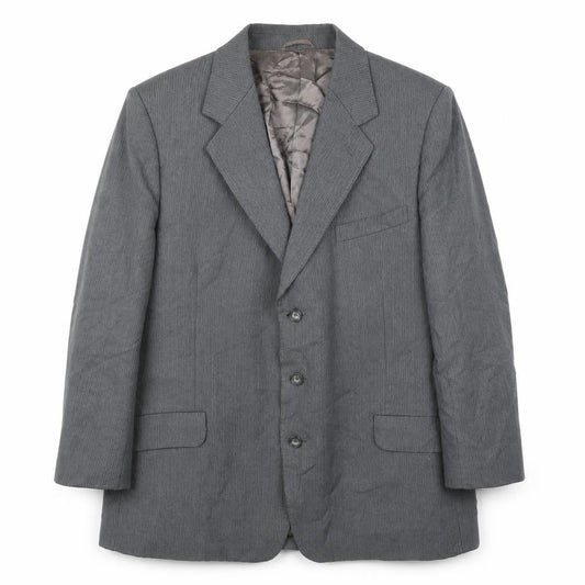Country Tailoring Mens Grey Striped  Jacket Suit Jacket Size 42