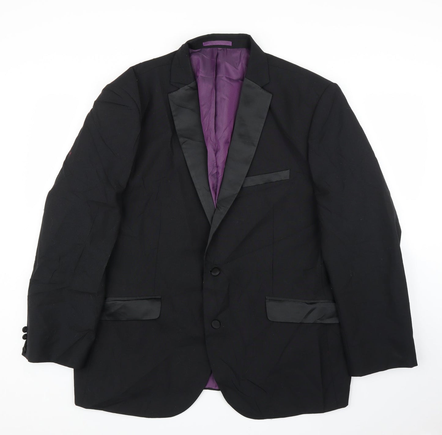 Charlton Gray  Womens Black   Jacket Suit Jacket Size 46